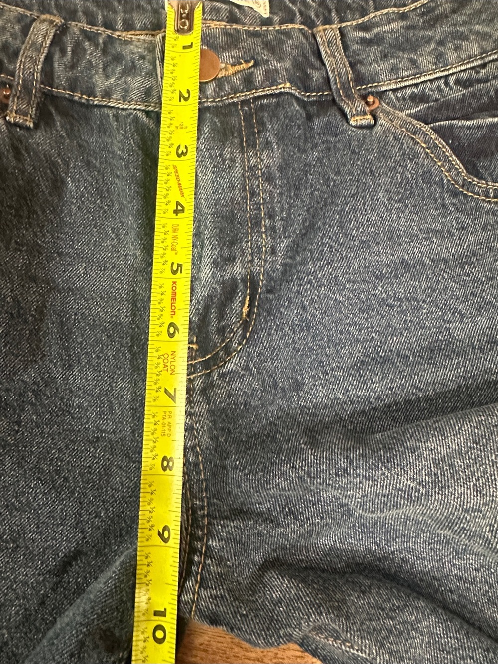 12th Tribe Dawson Medium Low Rise Wide-Leg Jeans. Sz. 30 vintage blue. - Picture 5 of 8